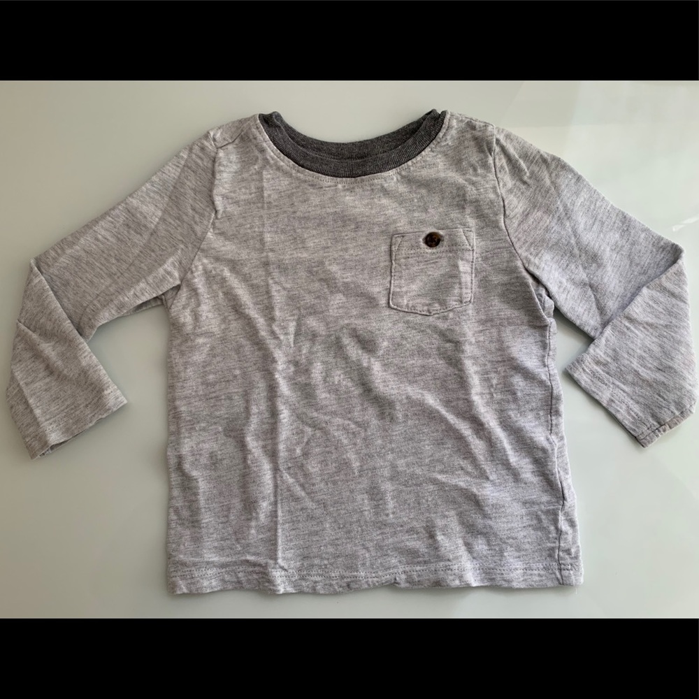 Old Navy Grey Long Sleeve Shirt